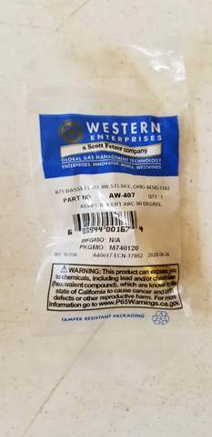 Western 90 Inert Gas RH Male B-Size AW-407 – Superior Welding ...